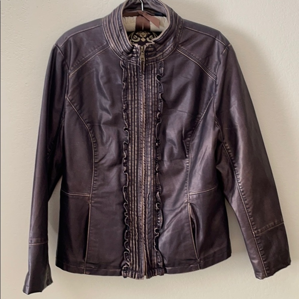 Distressed jacket